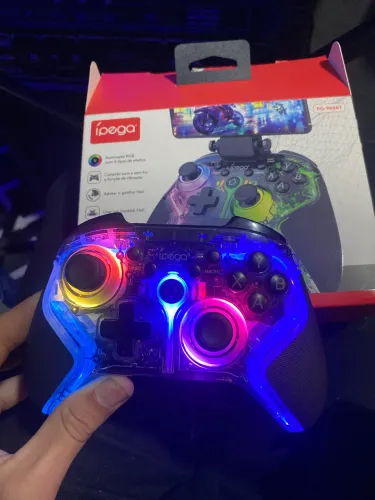 Controle Ipega RGB / Compatível N-Switch, ps3 , ps4 Windows , Android e iOS