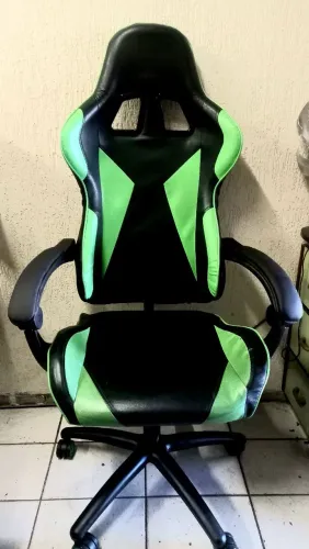 Cadeira gamer XZONE verde usada