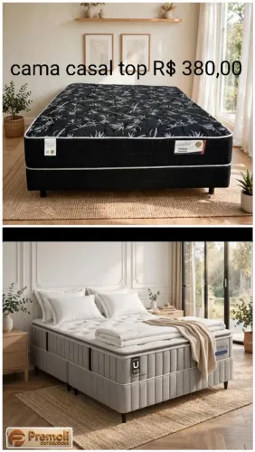 Conjunto Liz Premium 158X198X74 Molas Ensac D45 150 kg Pluma aice LEVA 2 PAGA 1 PROMOÇÃO