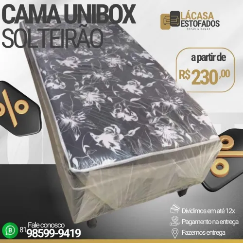Cama Box Solteirão diretamente do Fabricante.
