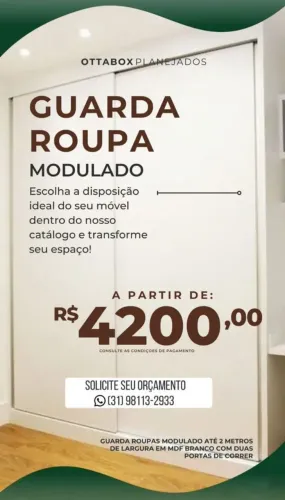 Guarda roupas planejado!