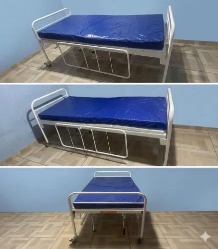 CAMA HOSPITALAR RESIDENCIAL COM GRADE