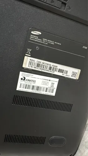 ? Notebook Samsung NP370E4K-KDABR