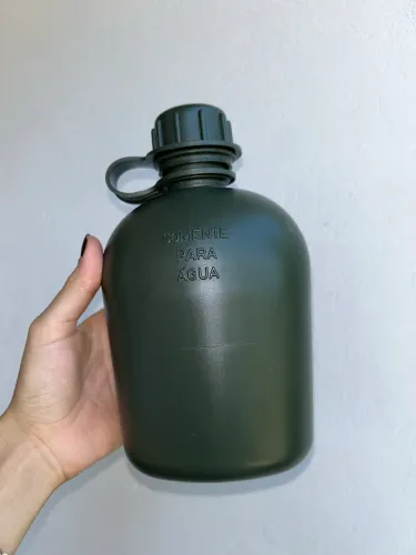 Cantil Militar Verde + Porta Cantil - Modelo Tático
