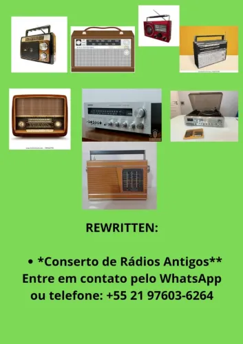 Conserto de radios antigos