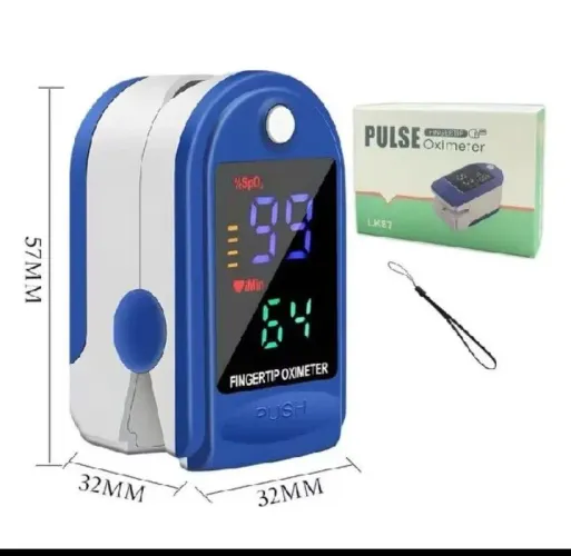 <br>Oxímetro digital portátil para dedo medidor de pressão saturação