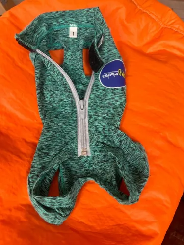 Roupa Castração Protetora De Gato Cirúrgica Femea E Macho tamanho 1
