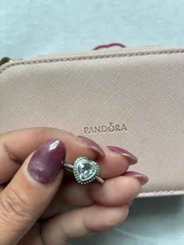 Anel Pandora amor brilhante