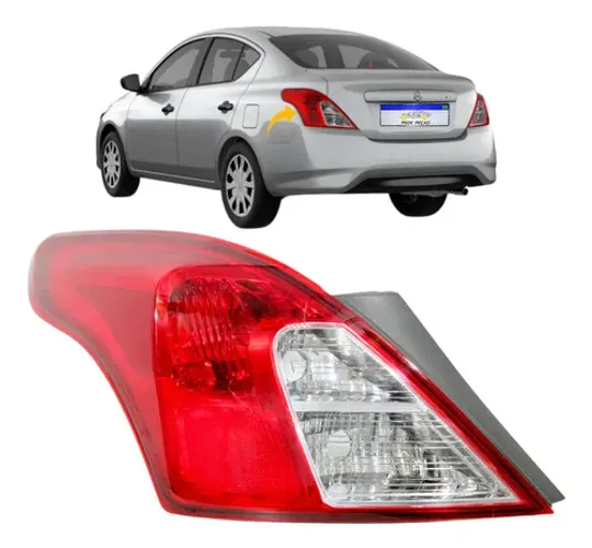 Lanterna Versa 2011 2012 2013 2014 2015 2016 2017 A 2020 L.e Esquerdo Vermelho