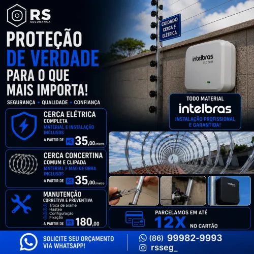 Instalação e Manutenção Cerca Elétrica 