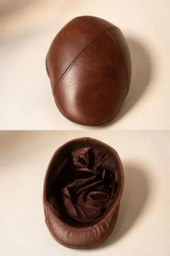 Vendo boina masculina de couro