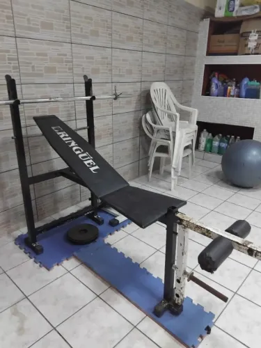Cama de musculação 