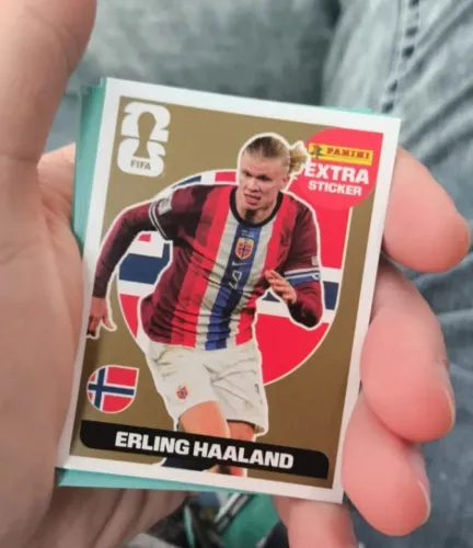 Extra Sticker Erling Haaland - Ouro
