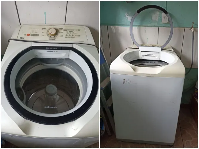 Máquina de lavar 15kg Brastemp