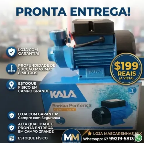 Bomba Periférica 1/2Hp Nova 127V COD: 008