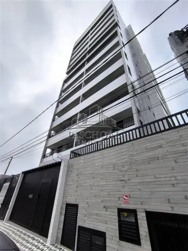 APARTAMENTO 02 QUARTOS, 01 SUÍTE, PRÉDIO NOVO, BAIRRO GUILHERMINA EM PRAIA GRANDE.