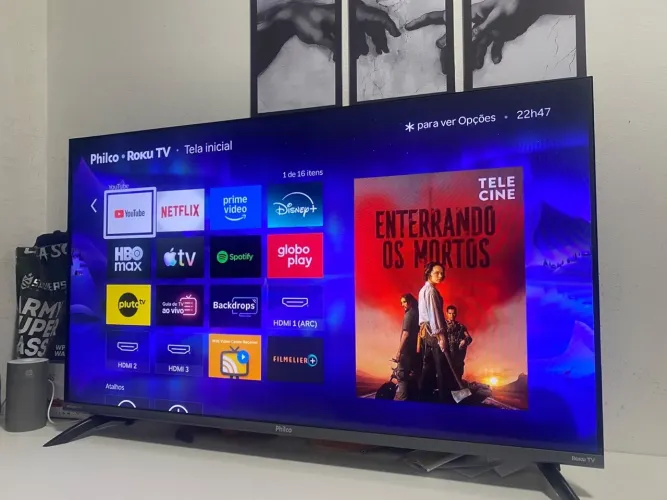 TV PHILCO 40P SMART ROKU - ZERADA