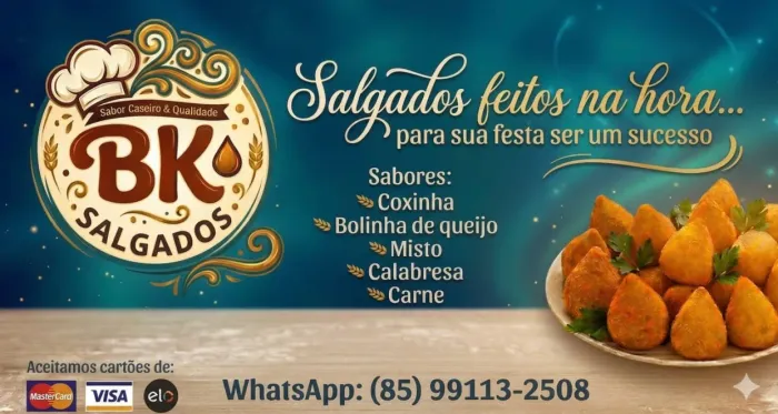 Salgadinhos Fritos No Local Do Seu Evento