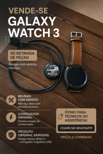 Relógio watch 3 com defeito
