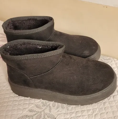 Bota de neve estilo ugg preta T 36