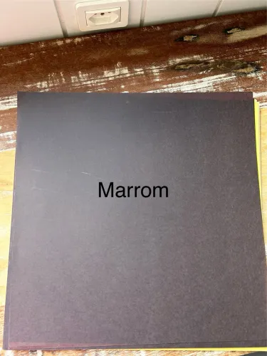 Papel Color Plus 30x30 - Marrom