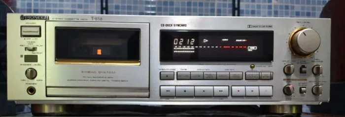 Tape deck Pioneer T-858  (3 cabeças)