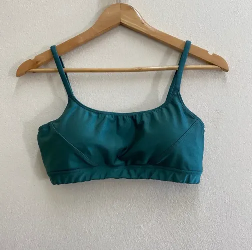 track & field | top modelo brilho verde floresta M