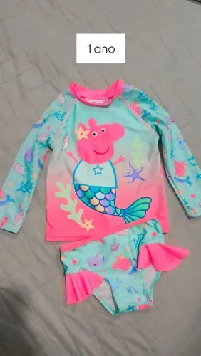 Roupa de praia bebê menina