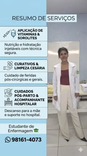 Acompanhante Pós parto, e Hospitalar