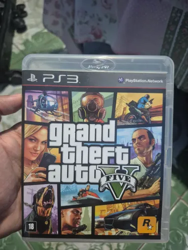 COMPLETO GTA 5 PS3, com mapa e manual. Muito bem conservado. Envio para todo Brasil.