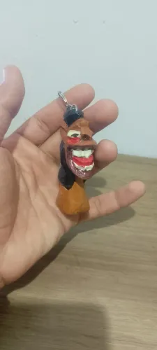 Carranca em Madeira - Chaveiro - Decoração Souvenir 