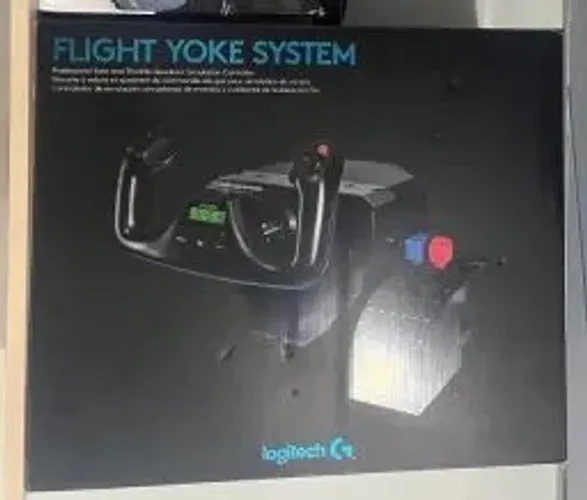 Flight  Yoke System Logitech - manche - flight simulator - x plane