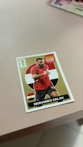 Figurinha Extra Legend Ouro Mohamed Salah - Copa do Mundo FIFA 2026 Panini