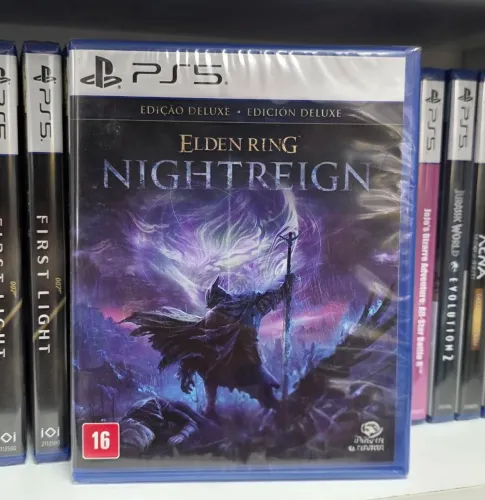 Game Elden ring Nightreign Deluxe ps5 disponível