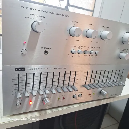 Equalizador CCE  EQ6060 & Amplificador CCE  SA2020