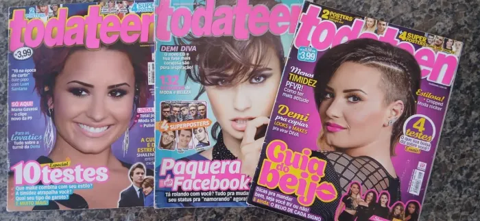Kit revistas Todateen Demi Lovato 
