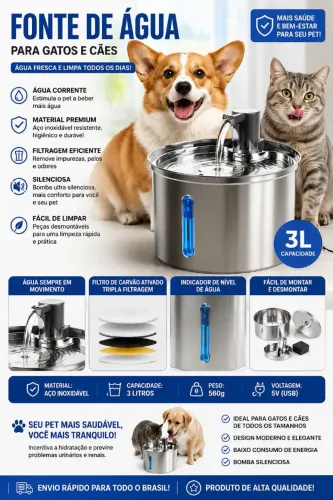 Bebedouro para Pet 