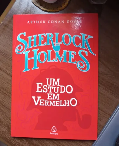 Livro Sherlock Holmes o estudo em vermelho ( novo)