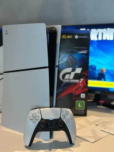 PS5 Slim Digital 1TB + Controle + Caixa | Muito Conservado