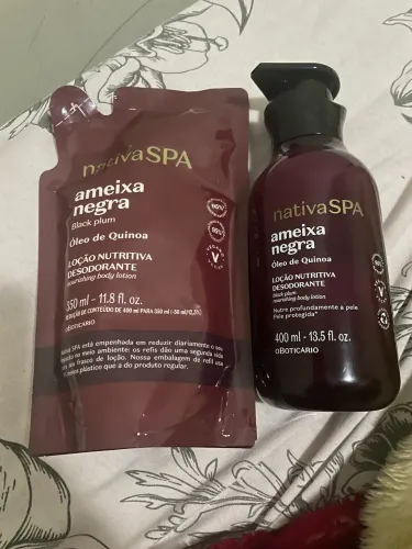 Kit hidratante Oboticario Ameixa Negra