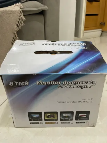 Monitor de Encosto de Cabeça 7 Pol H-Tech HT-EC1001 - Novo / Nunca Instalado