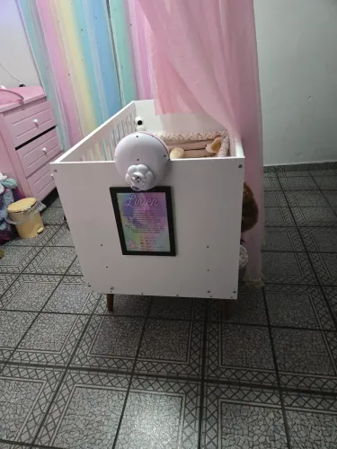 Berço 3 Em 1 Vira Cama Com Colchão Incluso I