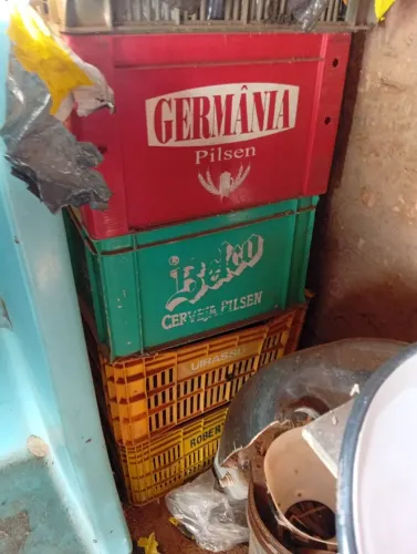 Caixa de vasilhame de cerveja