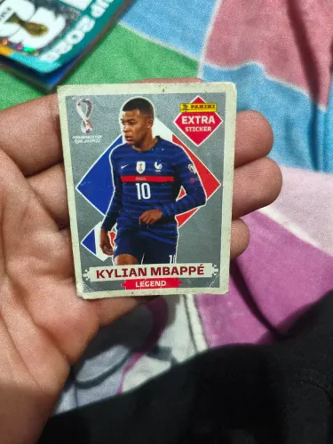 Figurinha copa do mundo prata kylian mbappe