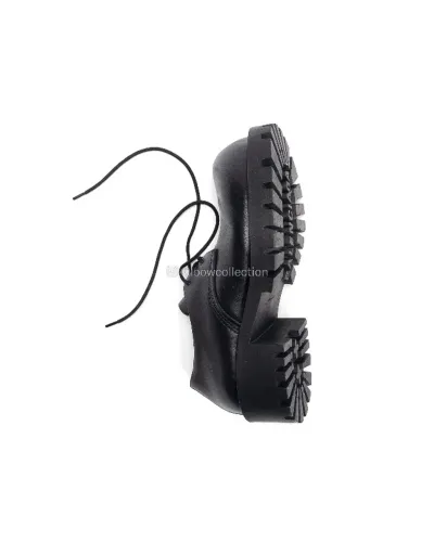 sapato derby balenciaga hummer em preto