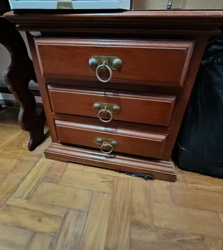 criado mudo madeira maciça * 2 peças *