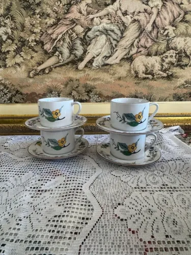 Conjunto de xícaras de chá Made in Indonésia WoodHill