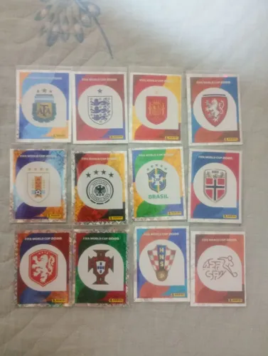 Figurinhas da Copa de 2026 Escudos