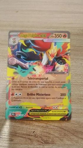 Mega Delphox ex 008/084 - Escuridão Absoluta- Nova <br>