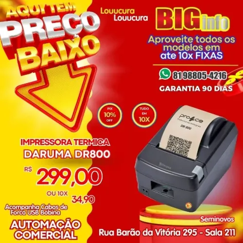 Impressora Termica Daruma DR800